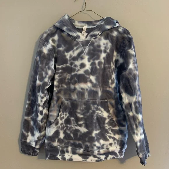 Lululemon tie-dye all yours women’s hoodie size 4 gray and white - Picture 3 of 6
